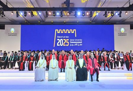 Ajman Ruler and CP Grace Ajman University Graduation Ceremony